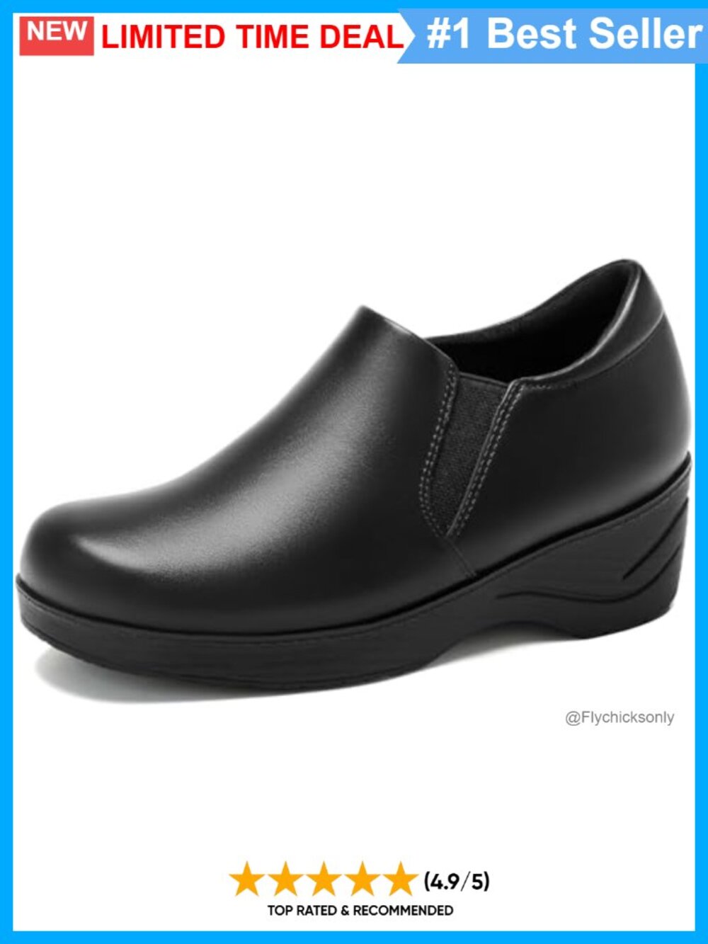 Slip On Clogs Womens Mules Arch Support Non-Slip Rocker Sole Comfort Work